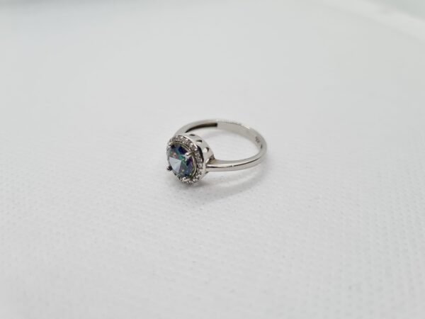 Mystic Topaz silver ring - Image 4