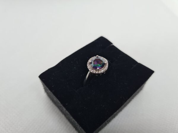 Mystic Topaz silver ring - Image 5