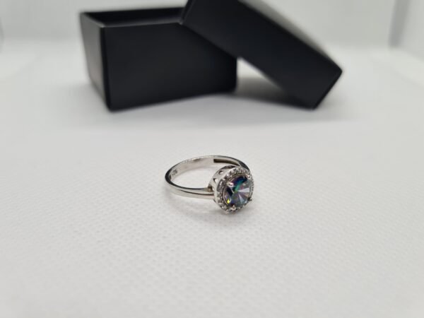 Mystic Topaz silver ring - Image 7