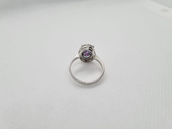 Mystic Topaz Silver Ring - Image 3