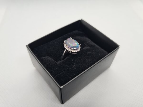 Mystic Topaz Silver Ring - Image 6