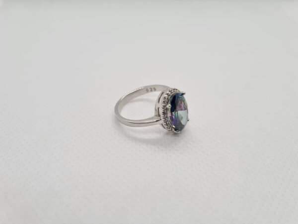 Mystic Topaz Silver Ring - Image 2