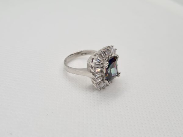 925 Silver Mystic Topaz Ring - Image 2