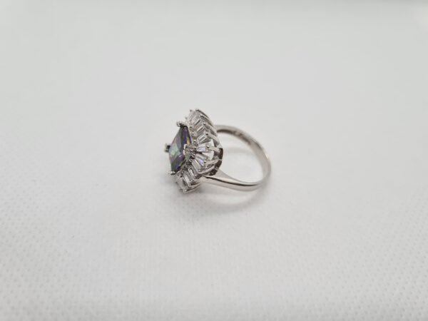 925 Silver Mystic Topaz Ring - Image 5