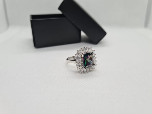 925 Silver Mystic Topaz Ring - Image 7