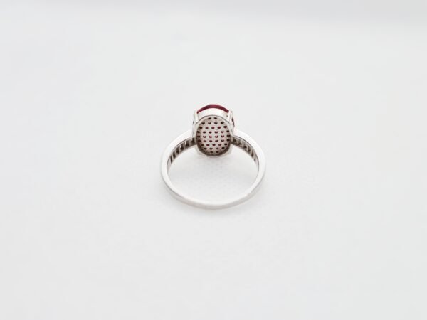 Pink Zircon 925 Silver Ring - Image 3