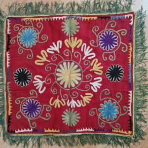 Vintage Uzbek Lakai Silk Embroidery (1920–1930)