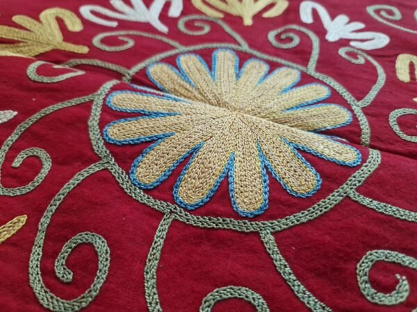 Vintage Uzbek Lakai Silk Embroidery (1920–1930) - Image 4
