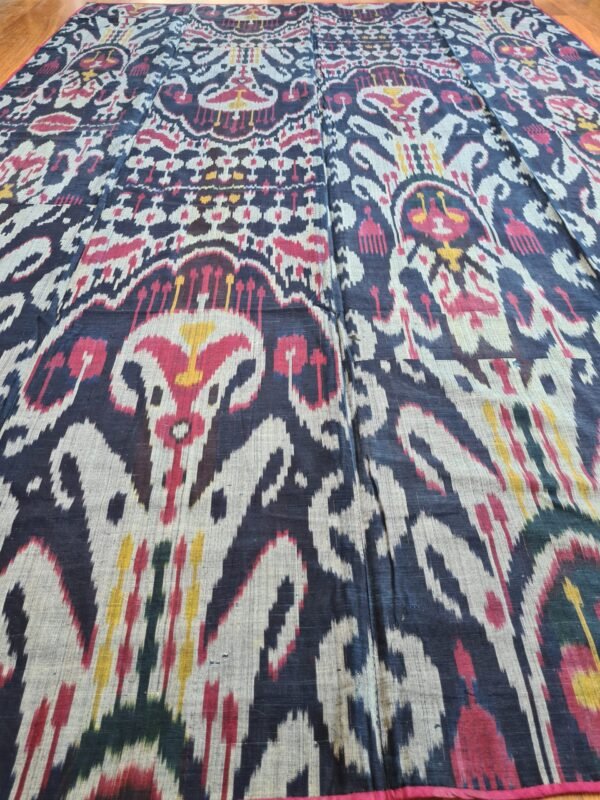 Antique Ikat Wall Hanging – Late 1800s - Image 4