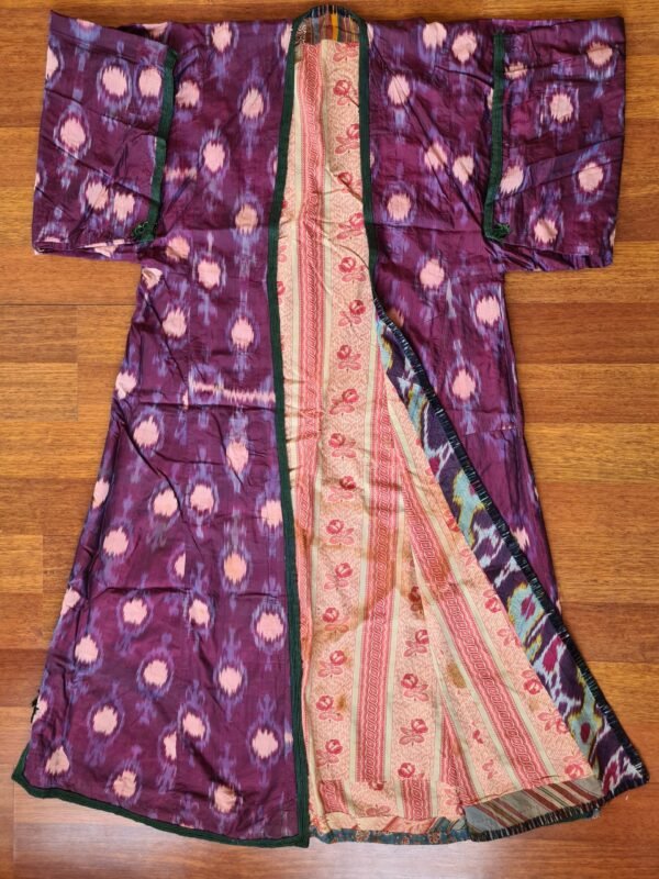 Silk Ikat Coat from Uzbekistan/North Afghanistan - Image 2
