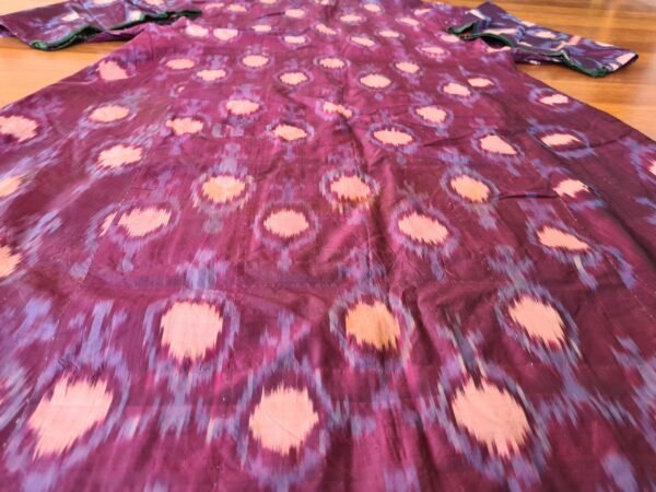 Silk Ikat Coat from Uzbekistan/North Afghanistan - Image 7