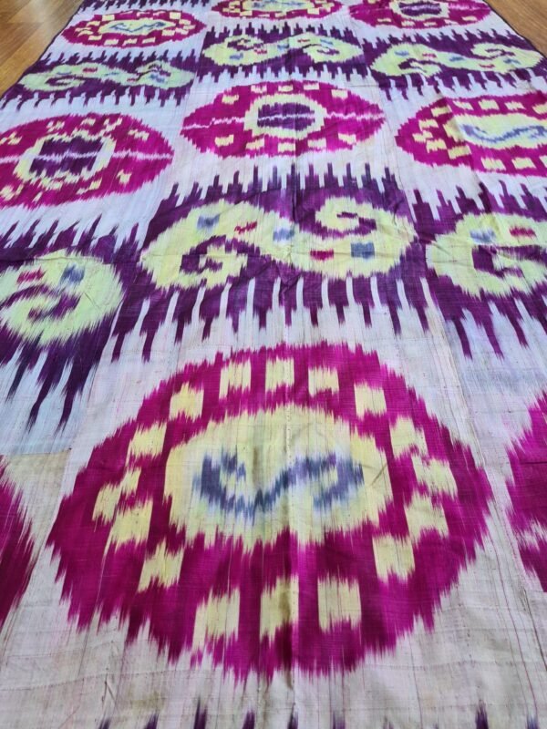 Bukhara Silk Ikat from 1800s - Image 5