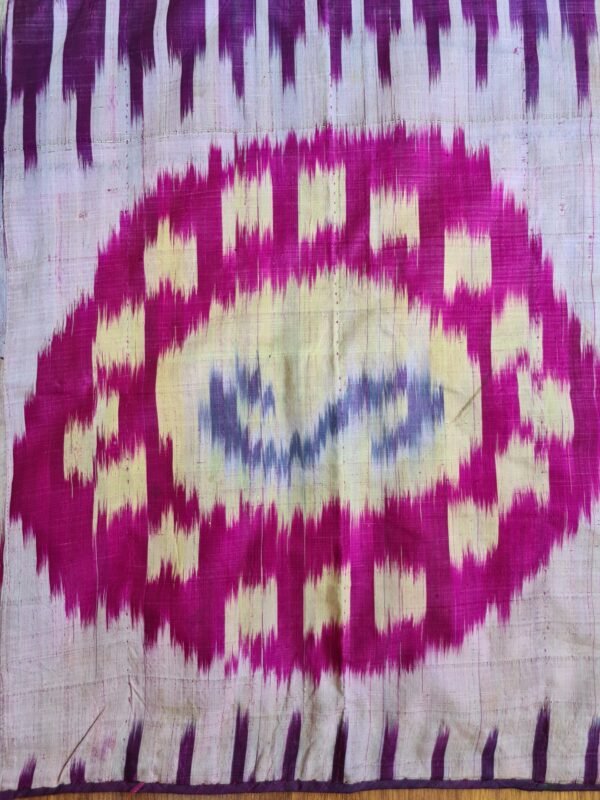 Bukhara Silk Ikat from 1800s - Image 6