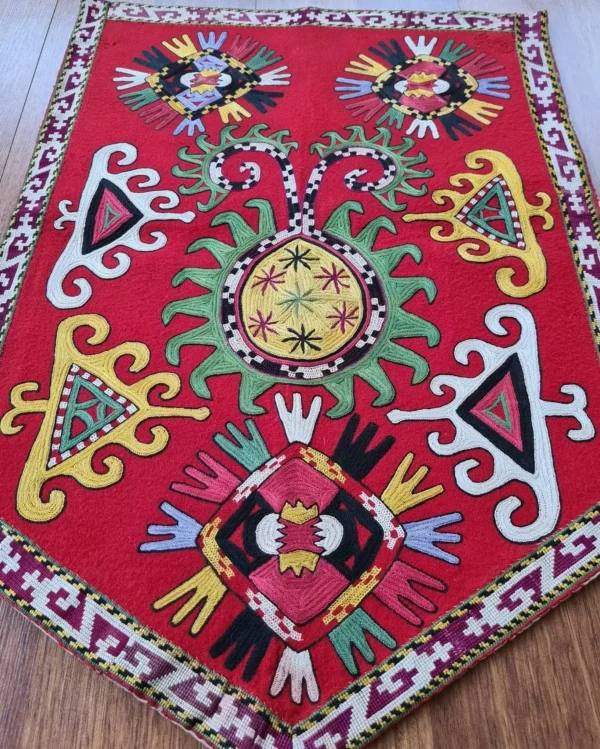 Uzbek Lakai Mirror Bag (Aaina Khareta) — Late 1800s - Image 2