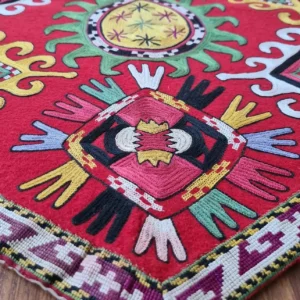 Uzbek Lakai Mirror Bag (Aaina Khareta) — Late 1800s