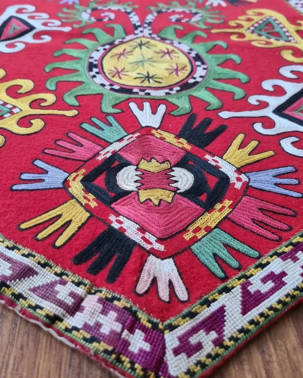 Uzbek Lakai Mirror Bag (Aaina Khareta) — Late 1800s