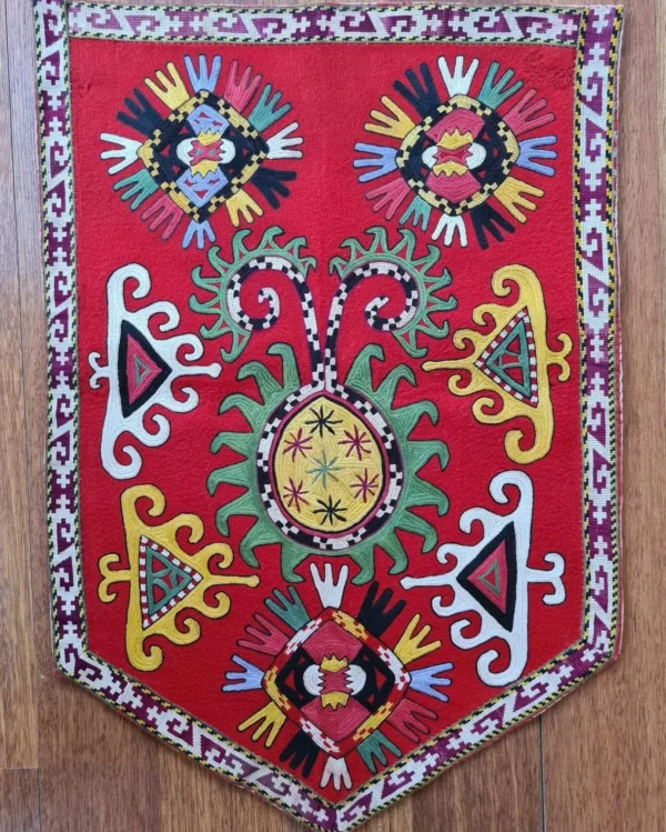 Uzbek Lakai Mirror Bag (Aaina Khareta) — Late 1800s - Image 5